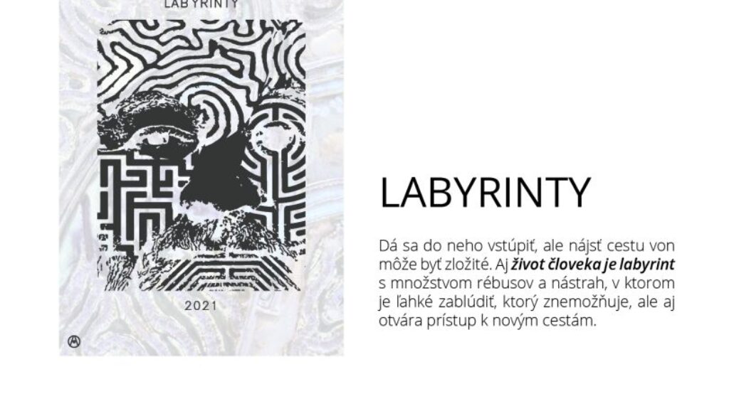 Pozvánka na výstavu Peter Smik – Labyrinty 2021