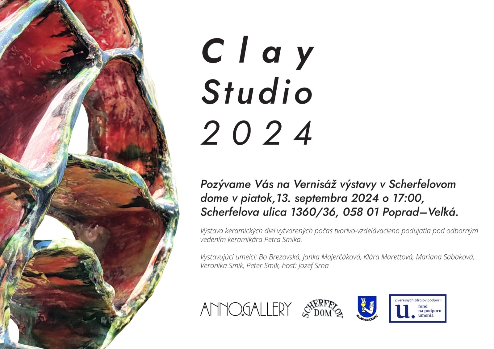 ClayStudio 2024 Pozvanka