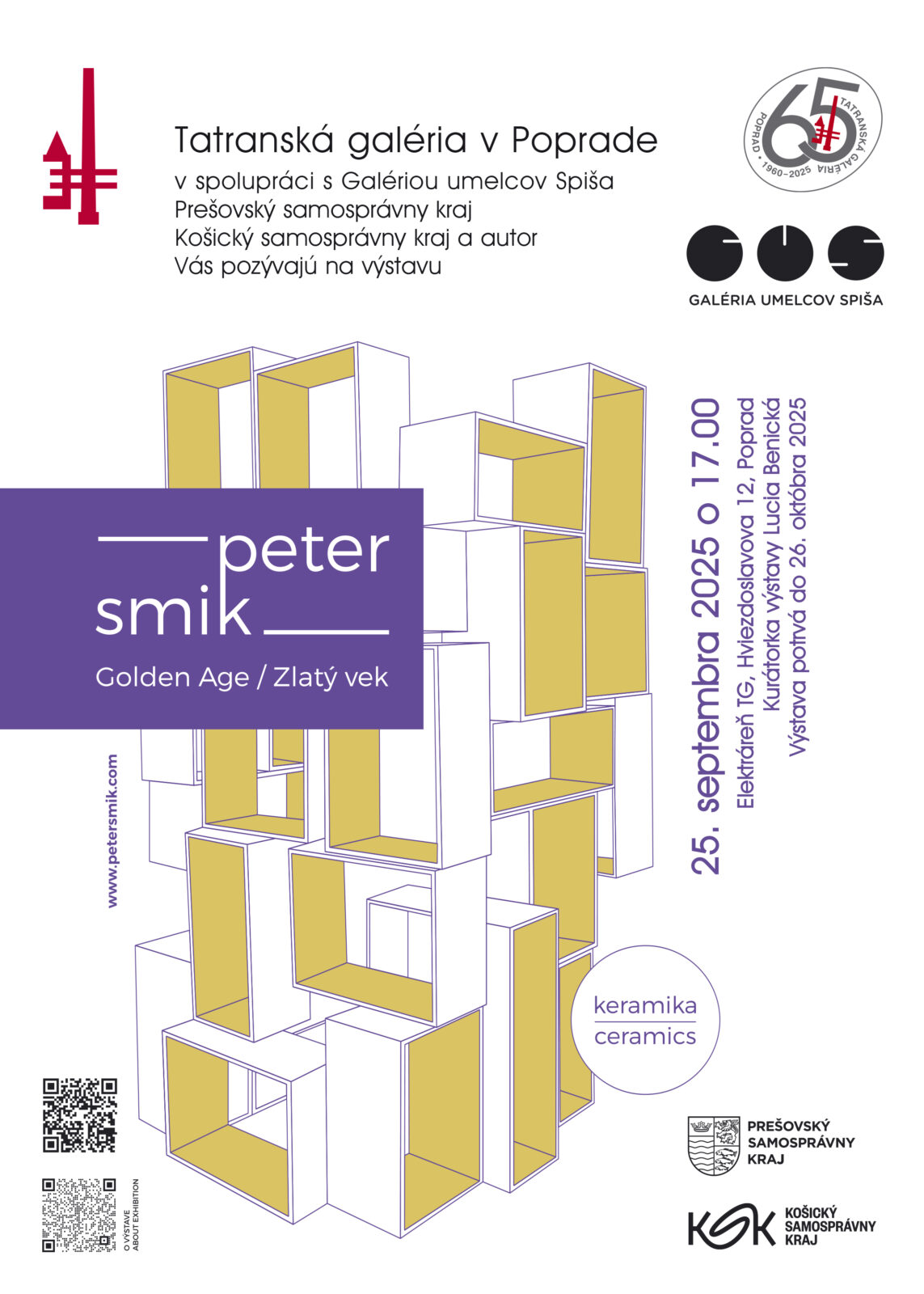Peter Smik Golden Age 2025 Pozvánka TG